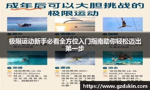 极限运动新手必看全方位入门指南助你轻松迈出第一步